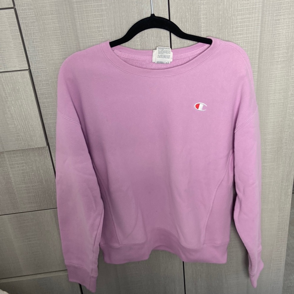 Purple champion sweatshirt